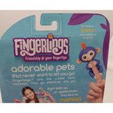 Fingerlings Baby Interactive Monkey Boris Blue 40 Sounds Finger Toy Authentic