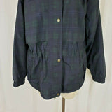 Vintage 80s Sun Mountain Tartan Scotch Plaid Rain Windbreaker Jacket Womens L