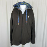 Olympics 2010 Whistler Vancouver Jersey Knit Zip Up Jacket Hoodie Mens M Rare