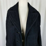 Harry Williams Wool Kuddlin Cloth Stroock MCM 1940s Peacoat Womens XS S Vintage