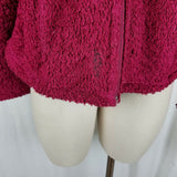 Vintage LL Bean Polartec Hi-Pile Berber Sherpa Fleece Zip Jacket Womens M Fuzzy