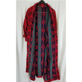 Vintage Southwestern Heavyweight Terrycloth Bath Robe Tie Sash Belted Mens S M