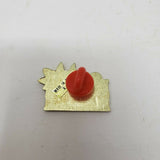 I Heart Hawaii Metal Hat Pin Lapel Travel Vintage Love Gold Hawaiian Hibiscus