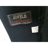 Vintage Jofeld Petites Forstman Winter Wool Pea coat Womens 12P Leather Accents