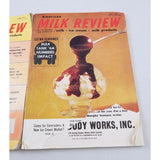 Vintage American Milk Review Magazine Advertisements Memorabilia Photos Lot of 2