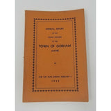 Annual Report Town Officers of Gorham Maine February 1 1932 Cumberland County