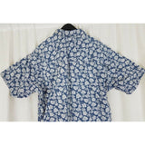 Vintage Tommy Jeans Short Sleeve Floral Print Button Down Hawaiian Shirt Mens L