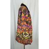 Cedar Canyon Woven Jacket Southwestern Tapestry Tribal Coat Jacket Womens L