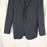 BCBG Attitude Avalon Pinstriped Worsted Wool Sport Coat Jacket Blazer Mens 42L