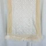 Miss Blumarine Velvet Metallic Fur Jeweled Dressy Dress Girls 8 Italy Flapper