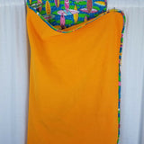 Vintage Surfing Toddler Kids Nap Wrap Mat w/ Pillow & Fleece Blanket Roll Up Bed