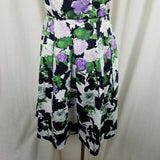 Talbots x Oprah Magazine Hydrangea Fit & Flare Twirl Dress Womens 2 NWT $189