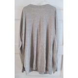 LL Bean Kids Gray Jersey Knit Cardigan Full Button Up Sweater Jacket Girls XL 18