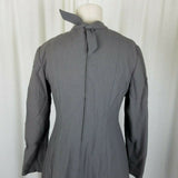 Pauline Trigere Bonwitt Teller Worsted Wool Fit & Flare Dress Womens S M Vintage