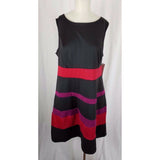 New Directions Woman Striped Jersey Knit Jumper Tunic Dress Womans 1X Plus Size