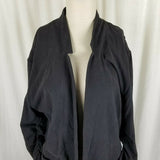 I.am Jersey Knit Cotton Open Front Wrap Sweater Jacket Womens XXL 2XL Shacket