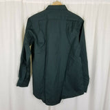 Lee Chetopa Twill Nashua Public Works Button Up Long Sleeve Work Shirt Mens 16 M