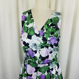 Talbots x Oprah Magazine Hydrangea Fit & Flare Twirl Dress Womens 8P NWT $189