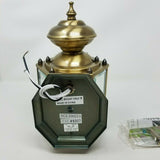 Sea Gull Lighting Outdoor Wall Lantern 8507-01 Antique Finish Solid Brass Bevel