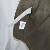Ann Taylor Stretch Peak Lapel Single Button Tan Khaki Blazer Jacket Womens 8