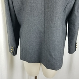 Vintage Tog Shop Wool Jacket Blazer Womens 14P Riding Equestrian 3 Gold Buttons