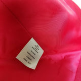 Talbots Linen Open Front Swing Blazer Jacket Womens 8 3/4 Sleeves Bright Pink