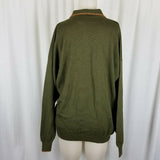 Clan Douglas Merino Wool Lightweight Knit Collared Henley Sweater Womens XL 46