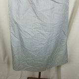 Peabody House PBD Blue Railroad Stripes Pinstriped Aline Skirt Womens 7 Career