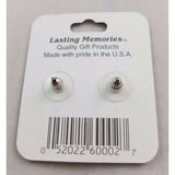 Red Maine Lobsters Lasting Memories Stud EARRINGS Pewter Made in the USA Metal