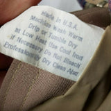 Vintage Mod MCM Plaid Lined Belted Long Trench Coat Womens S Zip Out Liner USA