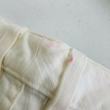 LL Bean 1912 Classic Fit White Denim Jeans Womens 16 NWT American Made Fabric
