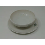 SYRACUSE Carefree True China Wayside Gravy Bowl With Under Plate Fruit Made USA