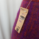 Vintage Hemmings at Donegal Design Mohair Short Skirt Womens XS S 10 Hippie Boho