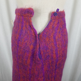 Vintage Hemmings at Donegal Design Mohair Short Skirt Womens XS S 10 Hippie Boho