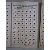 20 Vintage Pine Tree Fish & Game Assn. Poker Paper Targets Rifle Pistol Shooting