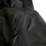 Vintage Black Weighted Built In Scarf Neckline Long Maxi Flowing Dress Womens M