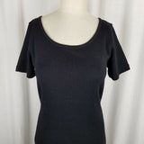 Liz Claiborne Dresses Wool Long Maxi Knit Sweater Dress Womens S Duster Black SS