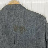 Vintage Joe Namath Herringbone Wool Tweed Blazer Sport Coat Jacket Mens 44L 80s