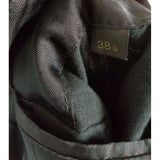 Kasper Black Mohair Wool Peacoat Overcoat Top Dress Coat Mens 38 Short Charcoal