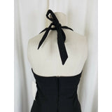 Steppin Out Halter Formal Prom Cocktail Little Black Dress Womens S Rockabilly