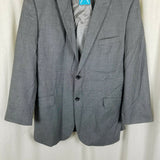 Marc Ecko Cut & Sew Multitask Gray Vegan Wool Sportcoat Jacket Blazer Mens 46R