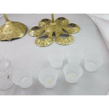 Wallace Grande Baroque Champagne Carousel Silverplated Tealights Flutes W612120