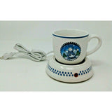 Let It Snow 2 Piece Snowman Mug And Electric Coffee Tea Hot Beverage Warmer