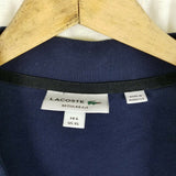 Vintage Lacoste 1/4 Zip  Stretch Sides Racing Stripes Long Sleeve Shirt Mens XL