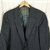 Hart Schaffner & Marx Herringbone Striped Wool Sportcoat Jacket Blazer Mens 42R