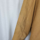 LL Bean Plaid Flannel Lined Insulated Winter Field Jacket Barn Coat Mens XL Tan