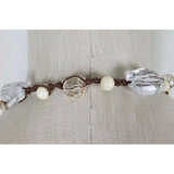 Vintage Lucite Glass Look Beads Beaded Single Strand Opera Length Necklace Facet