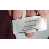Patagonia Hooded Full Zip Up Jersey Knit Sweatshirt Track Jacket Womens M Brown