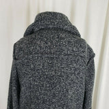 Gerard Darel Hooded Wool Toggle Knit Sweater Jacket Cardigan Coatigan Womens 3 L