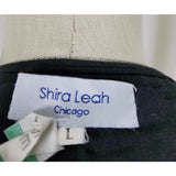 Shira Leah Chicago Quilted Mandarin Asian Inspired Changshan Jacket Womens L Red